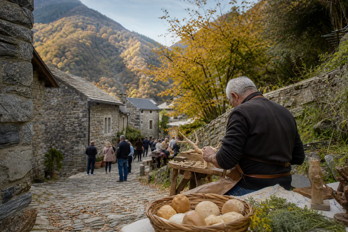 Editorial image inspired by Autunno in Barbagia 2026 in Lodine, set in Lodine.