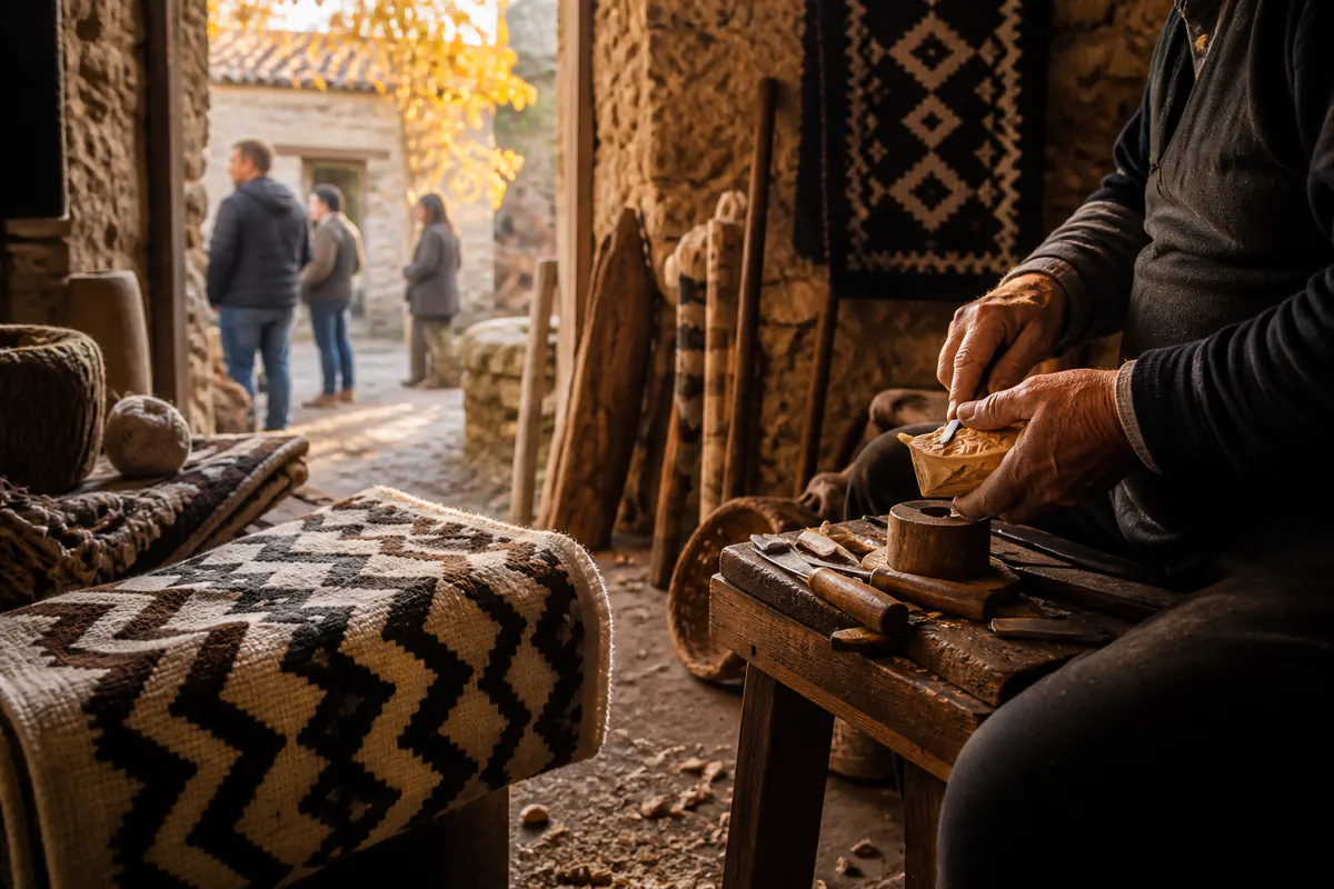 Editorial image inspired by Autunno in Barbagia 2026 in Olzai, set in Olzai.