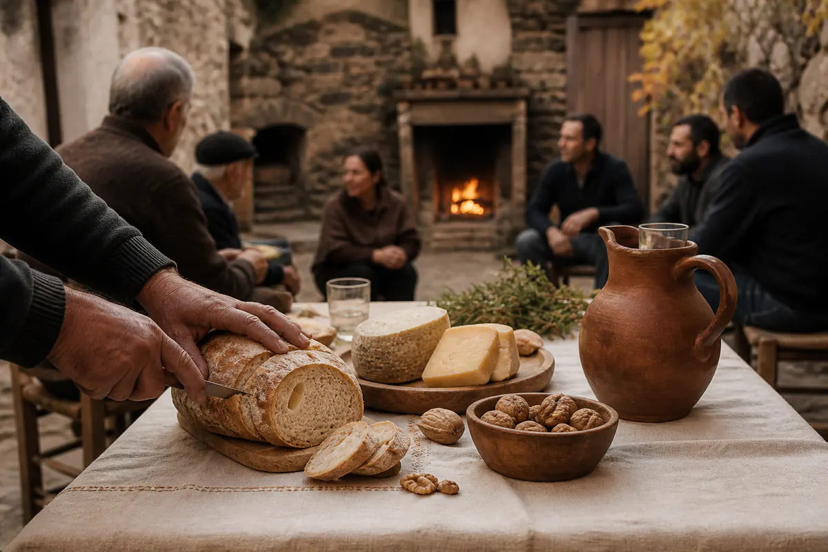Editorial image inspired by Autunno in Barbagia 2026 in Ovodda, set in Ovodda.
