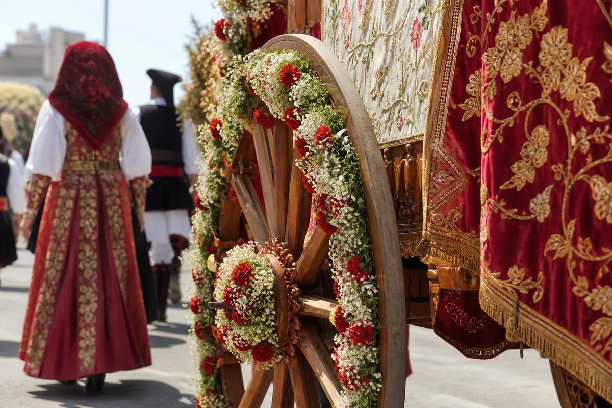 Editorial image inspired by 370th Feast of Sant’Efisio, set in Cagliari.