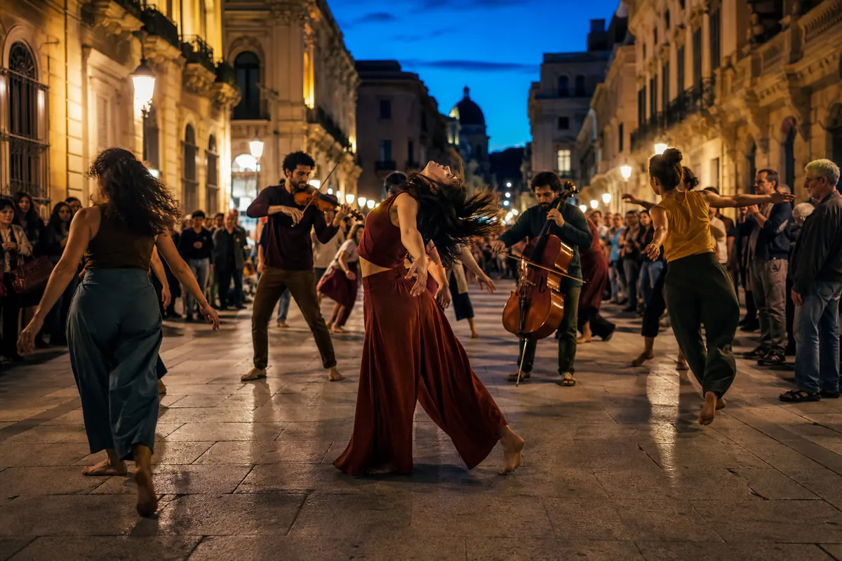 Editorial image inspired by Si muove la città 2026, set in Cagliari.